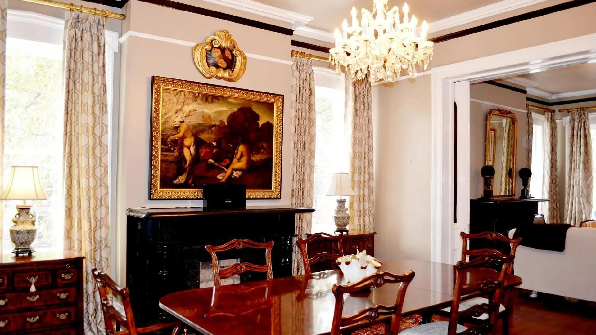 Apartament 121 W Jones Parlor Savannah Stany Zjednoczone Ameryki